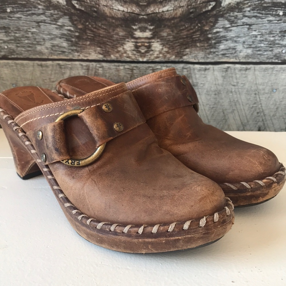 FRYE mules